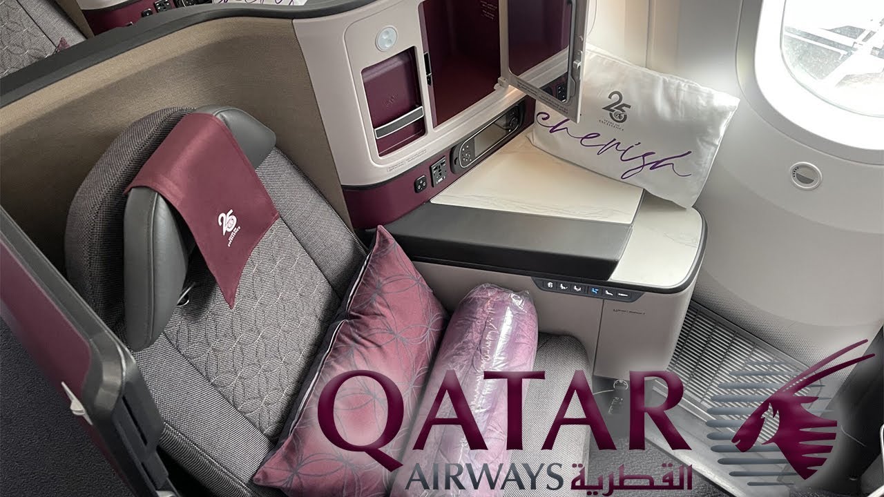 The World's Best Business Class Seat?  Qatar Airways Dreamliner 787-9