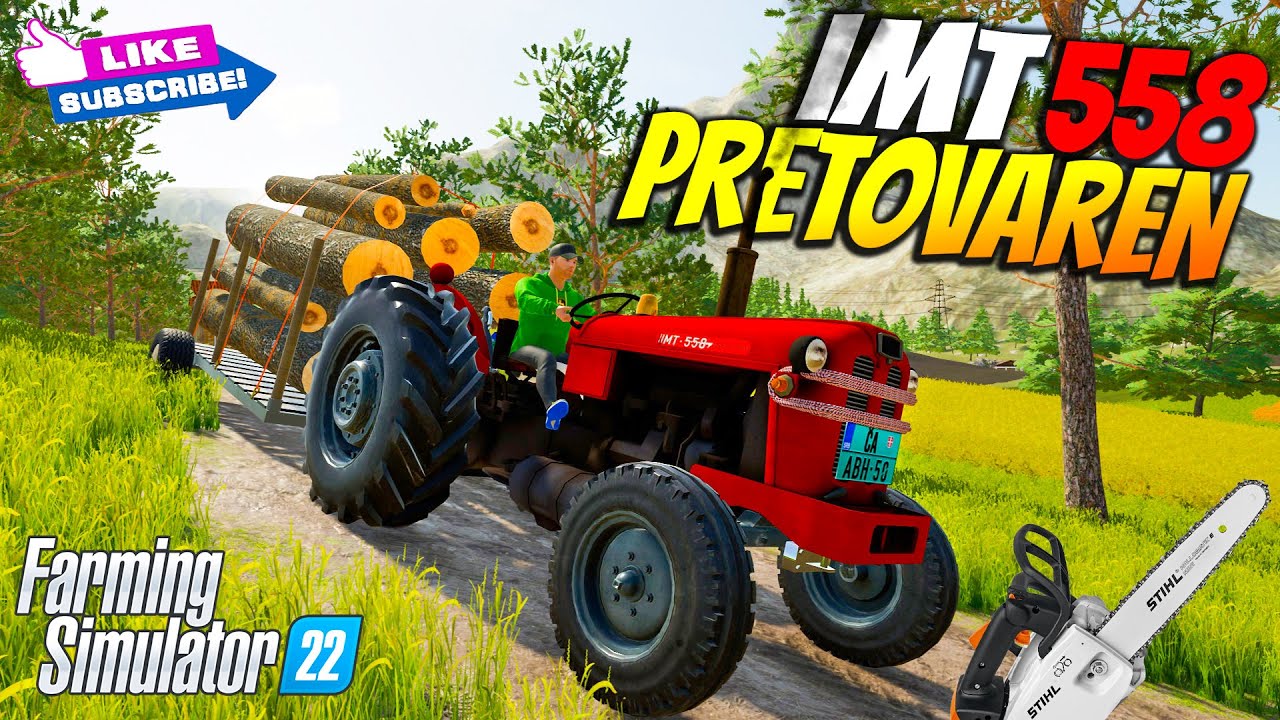 IMT 558 IZVLAČI DRVA, PRETOVARENA PRIKOLICA! #imt558