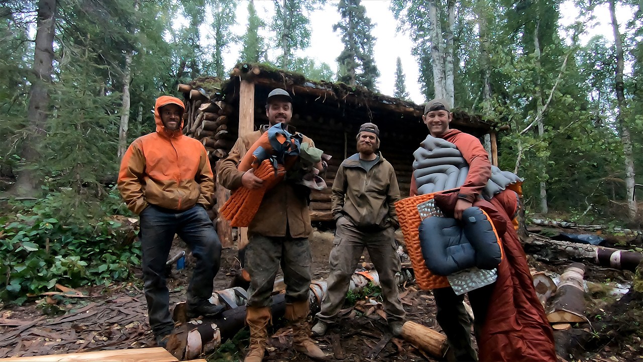 5 Weeks Surviving Alaska | Rebuilding Off-Grid Cabin.