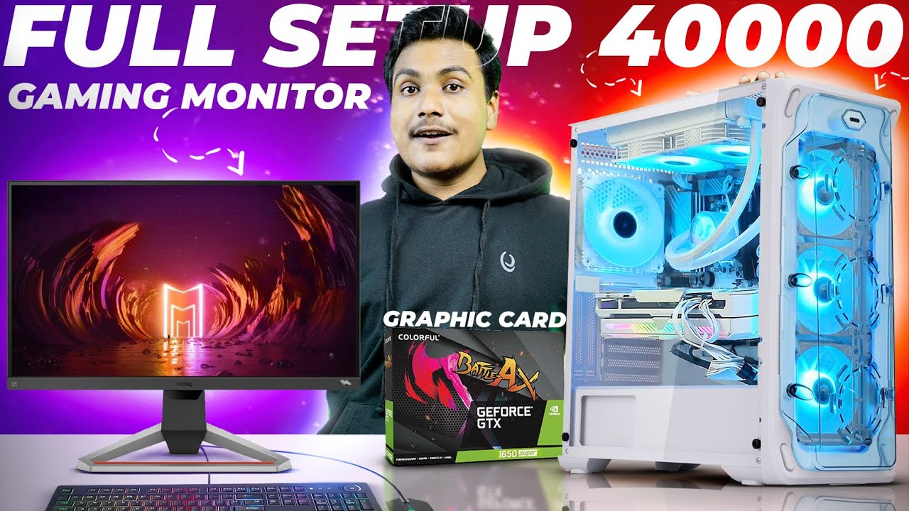 Under 40000 Full PC Build with Graphics Card | 40K PC with Monitor And Graphic card | Hardware Feak