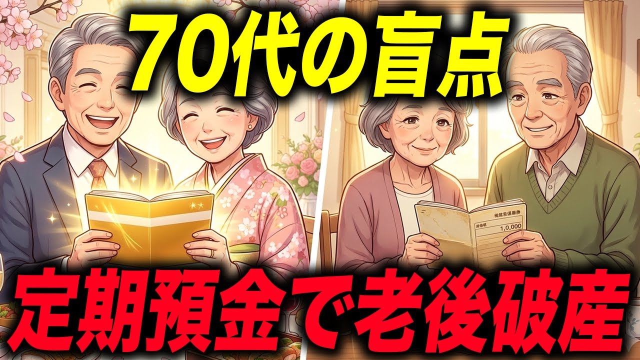 定期預金だけの人は今すぐ見て。5年後、確実に貧しくなります