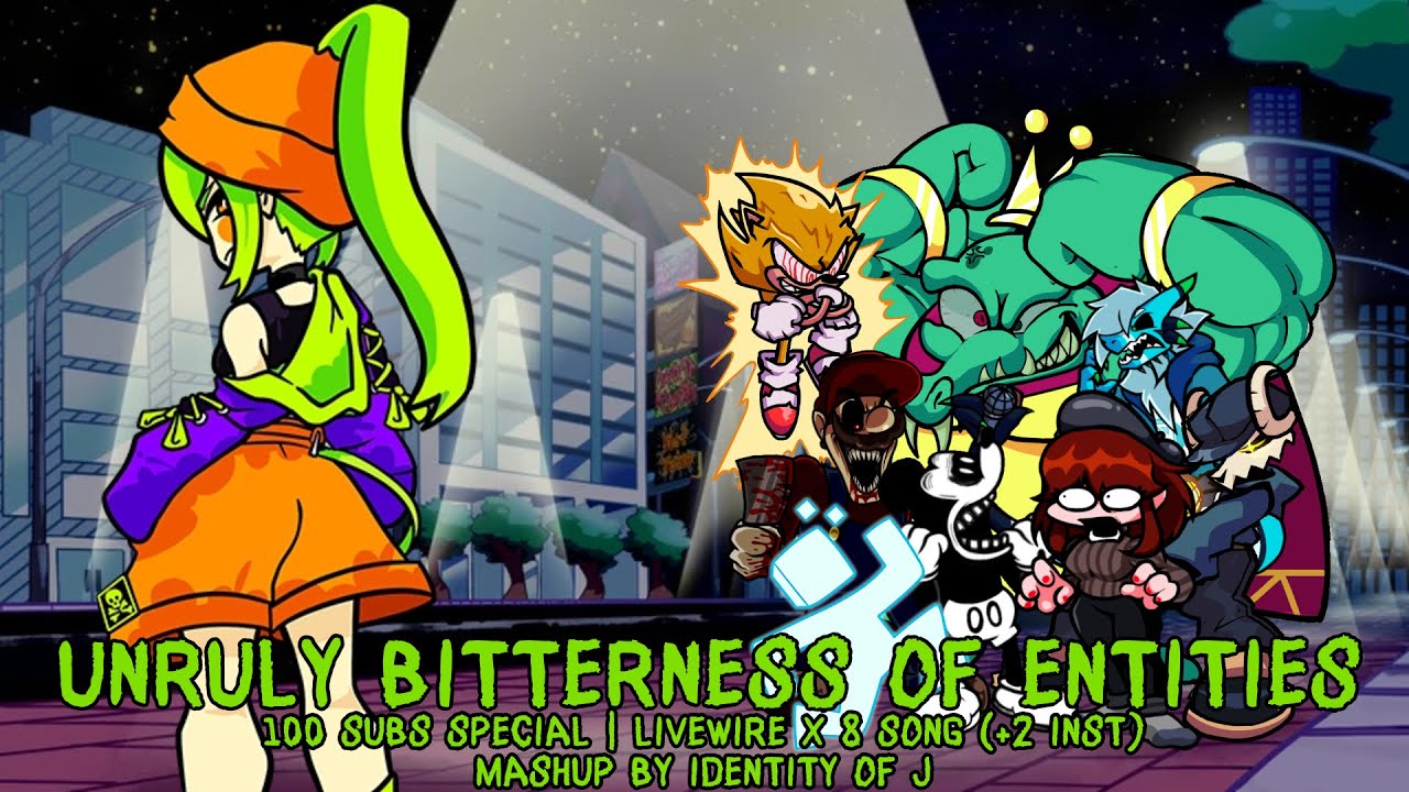 FNF Mashup - Unruly Bitterness of Entities [100 Subscribers Special]