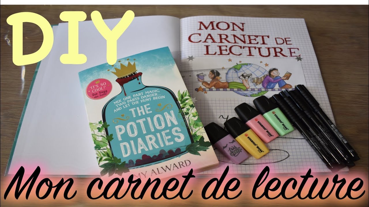 DIY 📖  MON CARNET DE LECTURE 📖 JessLivraddict