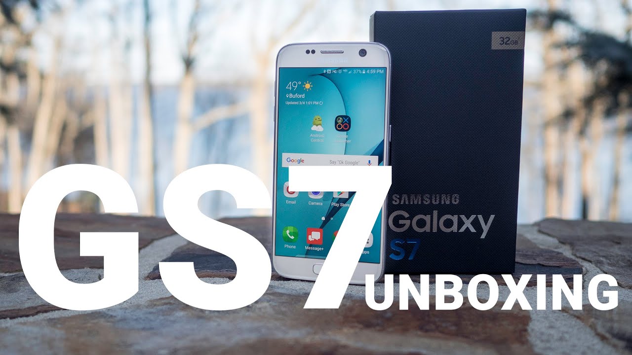 Verizon Galaxy S7 UNBOXING!!!