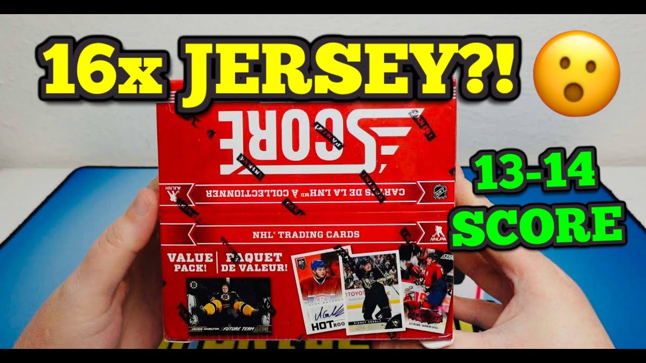 2x podpisovka a kolik jersey?! 🤯 2013-14 PANINI SCORE Jumbo Box! Hokejové kartičky NHL!