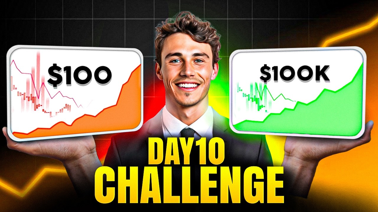 1-Minute Binary Options Strategy | Day 10 of 75 ( $100,000 Trading Challenge )