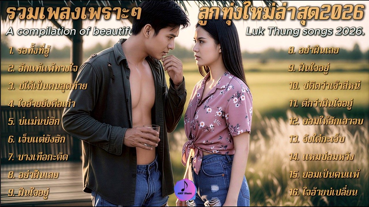 รวมเพลงลูกทุ่งใหม่ล่าสุด 2026 | เพราะทุกเพลง ฟังยาวๆ อัปเดตใหม่ทุกวัน