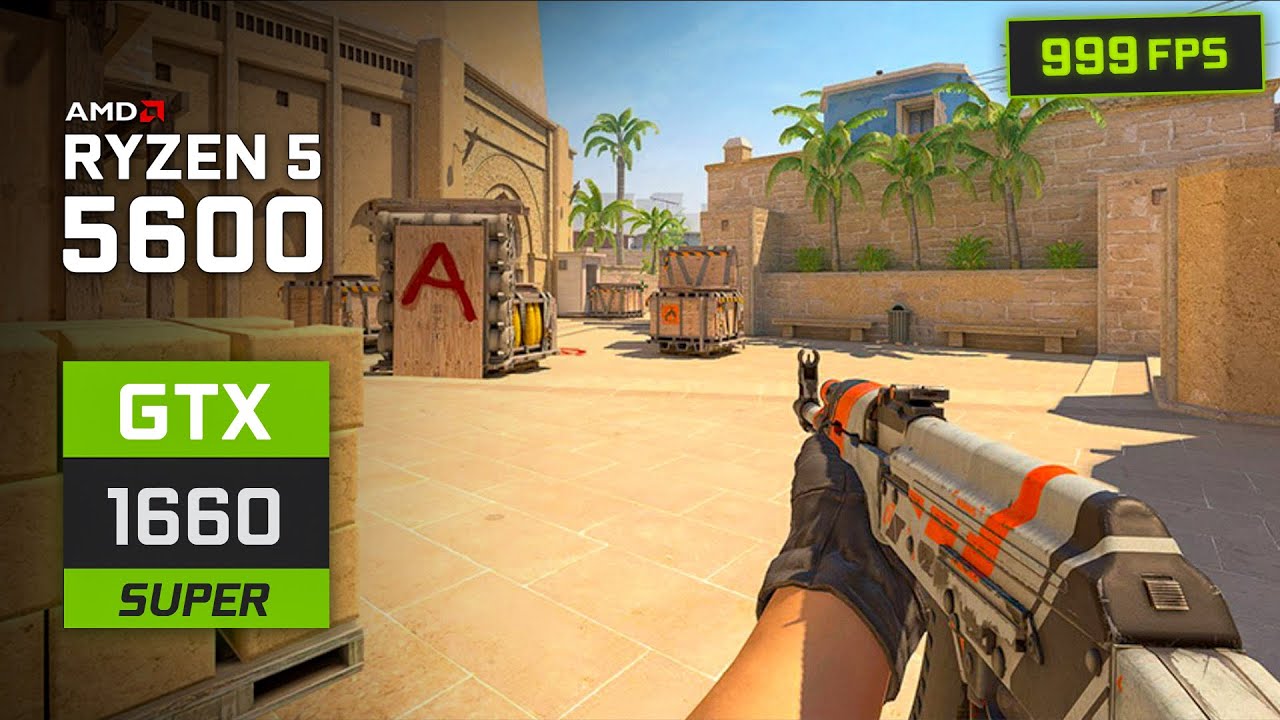 CS2 : GTX 1660 Super | Ryzen 5 5600 | Low Settings (fps test)