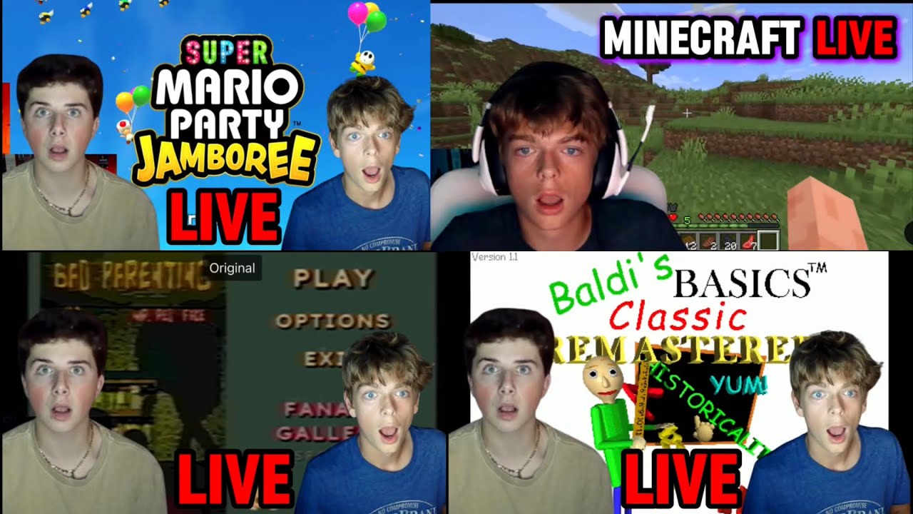 Playing lots of games Live!!! Ft. Dylan