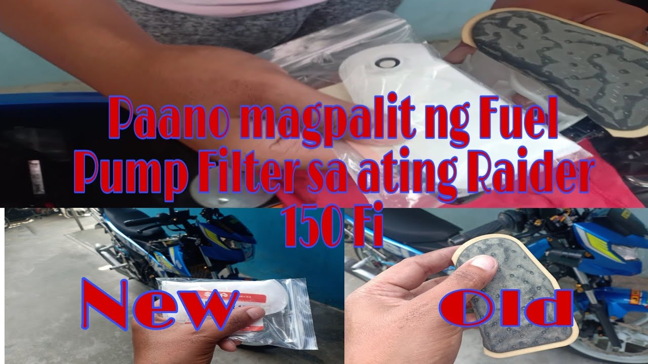 Paano mag palit ng Fuel Filter sa ating Raider 150 Fi