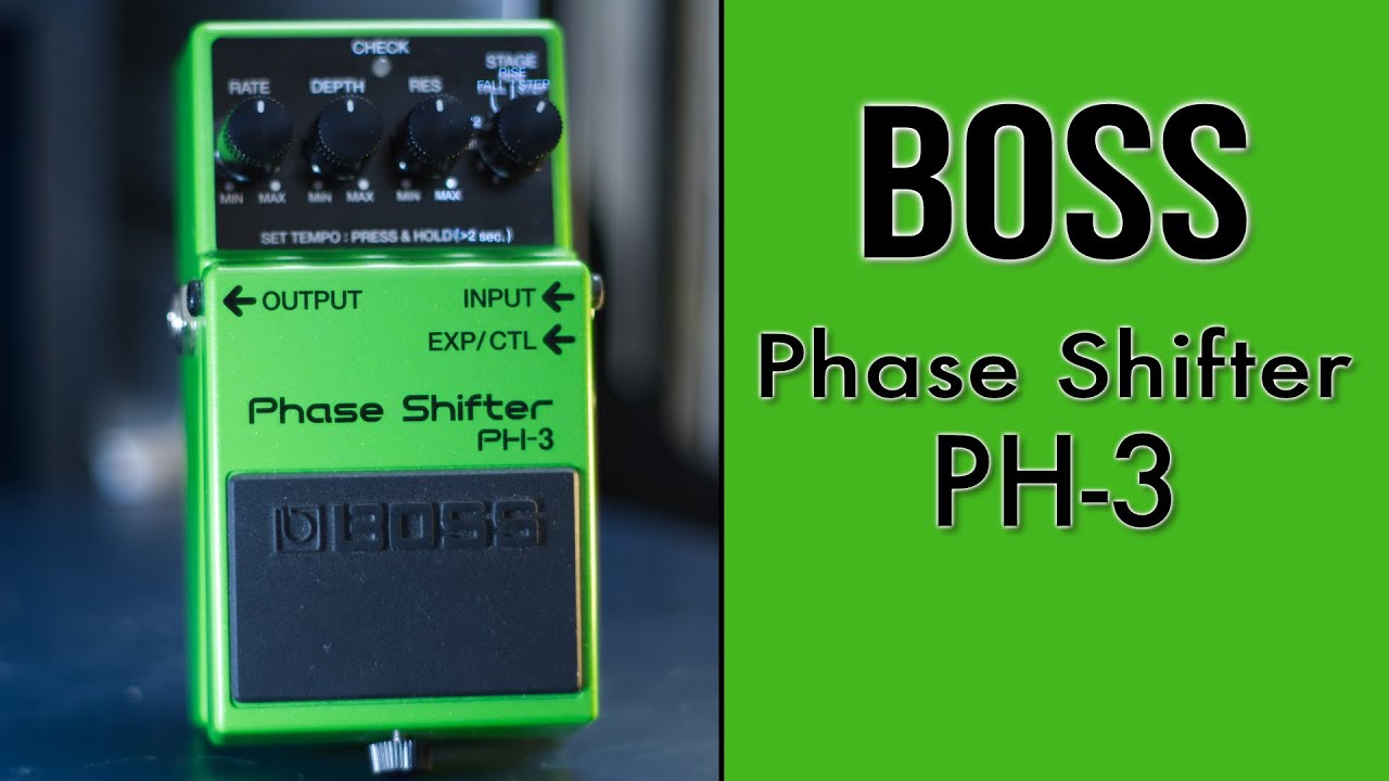 Boss PH-3 Phase shifter, jack of all trades phaser with boss's incredible build quality.
