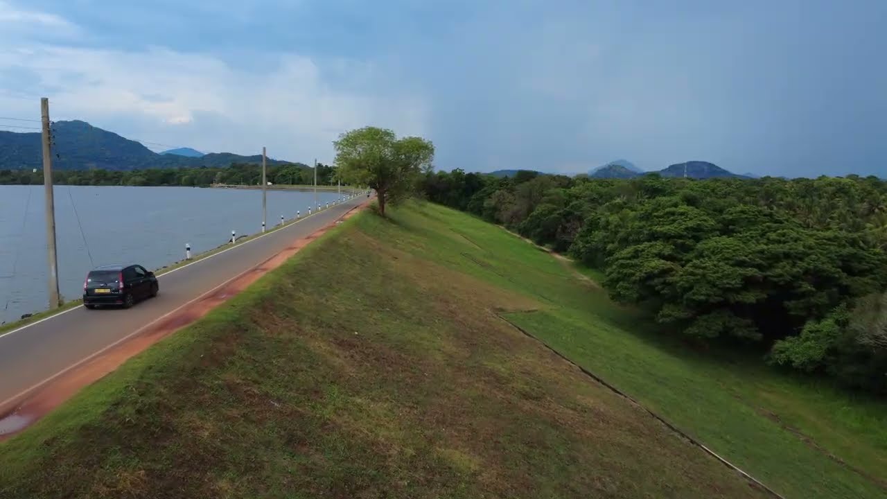 Insane Lightning Strike Caught on Drone | Stunning Sri Lanka Nature Moment 🌩️