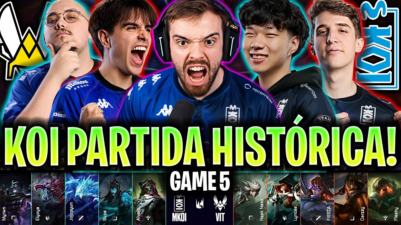 KOI EN LA MEJOR PARTIDA DE LA LEC! 😱HIST&Oacute;RICO!🔥 | VIT vs KOI Game 5 LEC PLAYOFFS VERANO 2026 IBAI