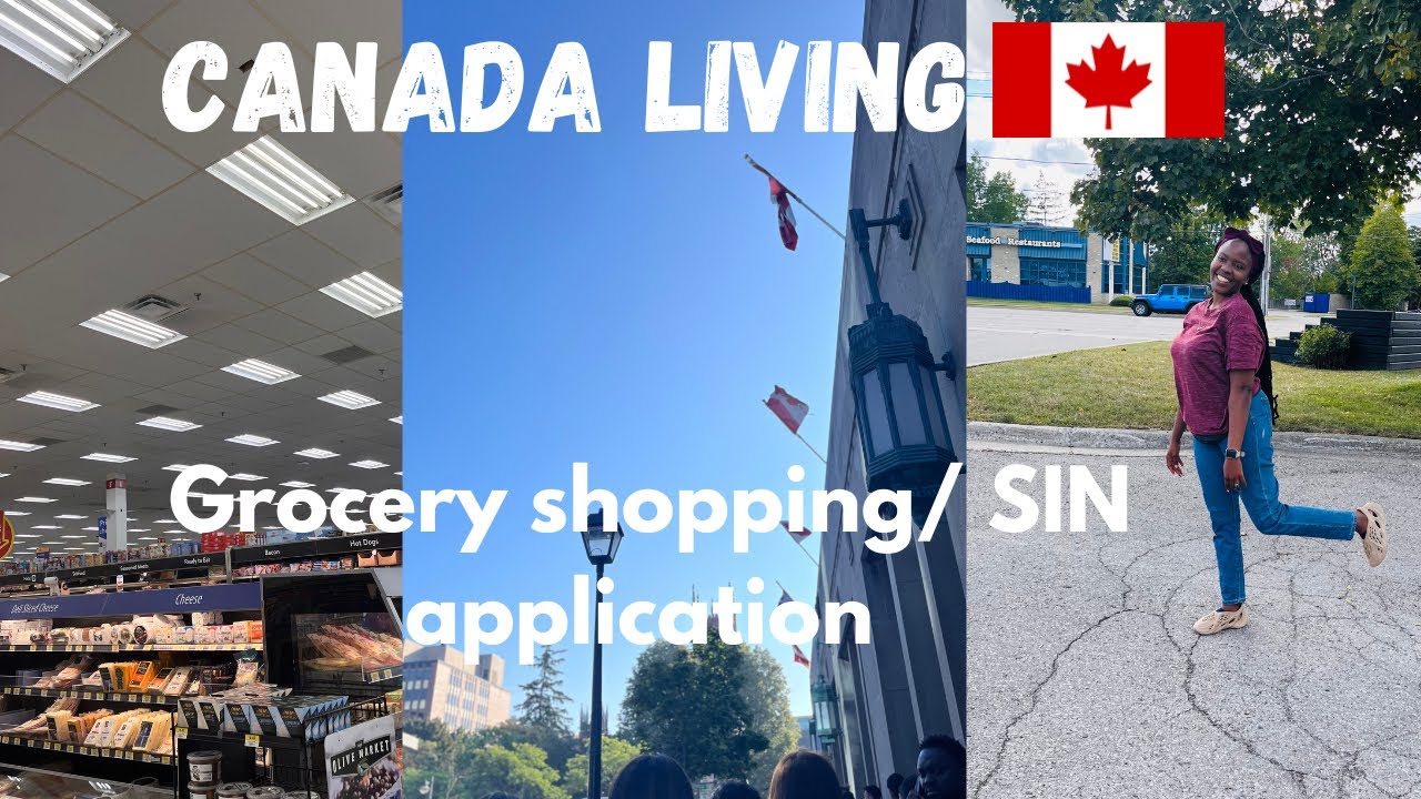 Canada Living VLOG: Settling in as a permanent resident in Canada/Bank Account/Grocery shopping