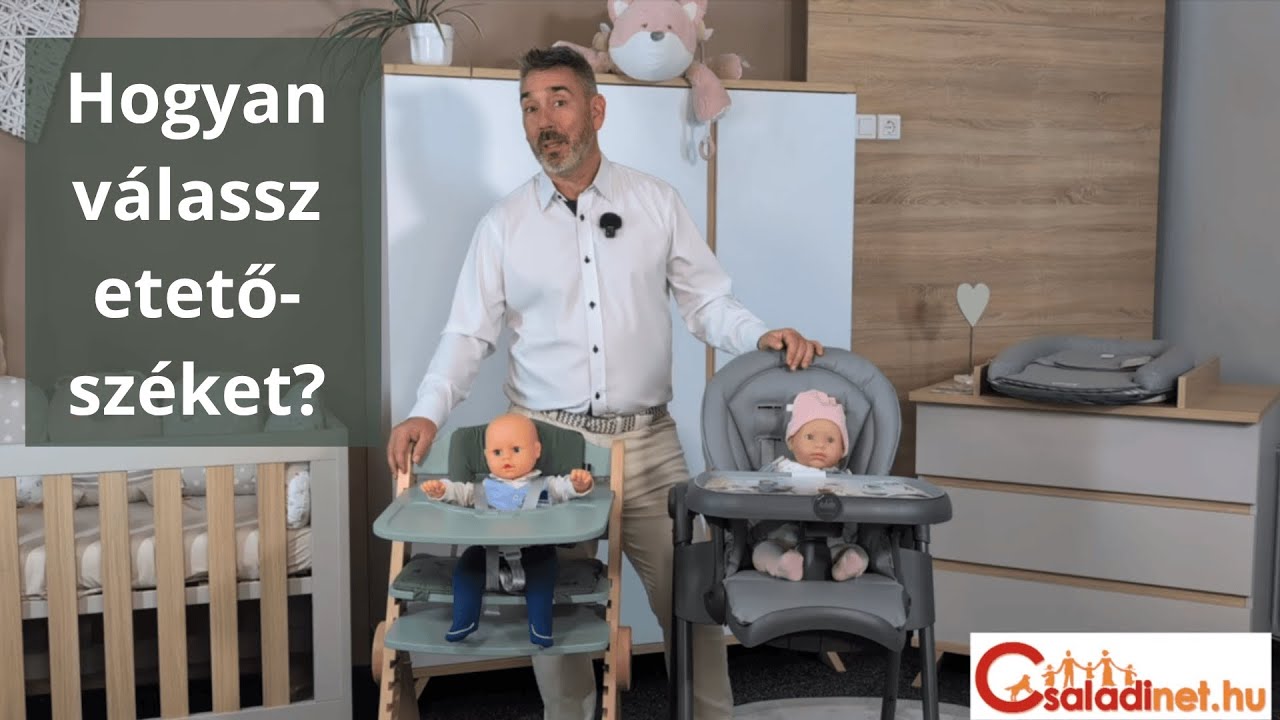 Etetőszék dilemma: Fa, fix vagy állítható? | 4 FONTOS funkció a kényelmes etetéshez!
