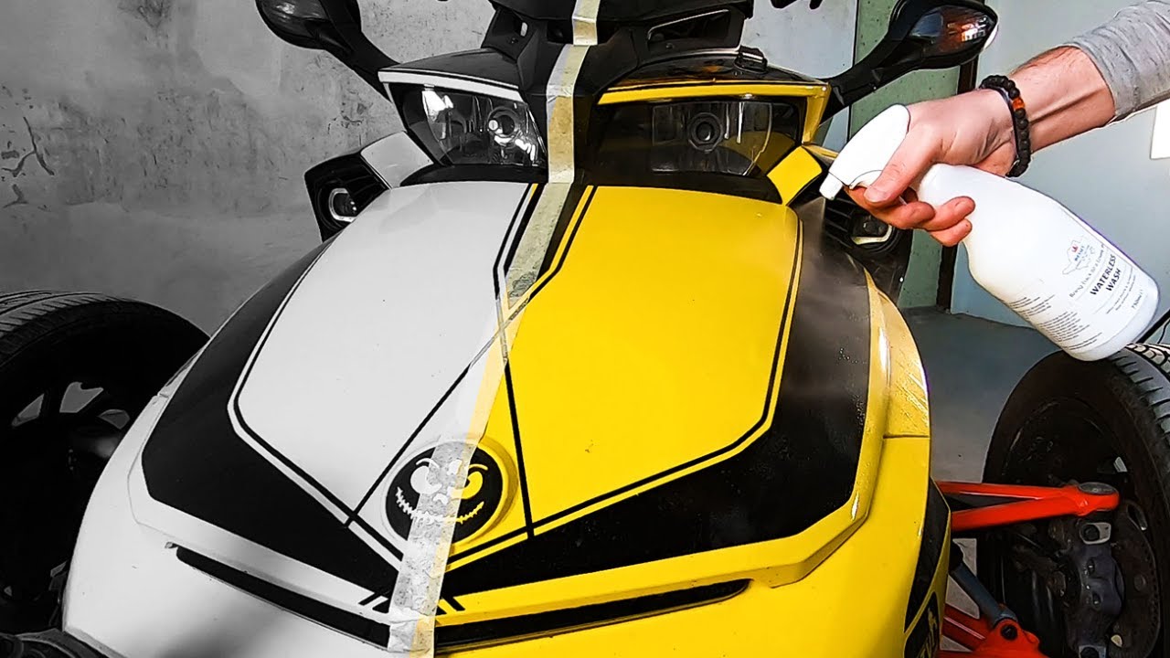 How Waterless Wash Works - BRP Can Am Spyder F3s