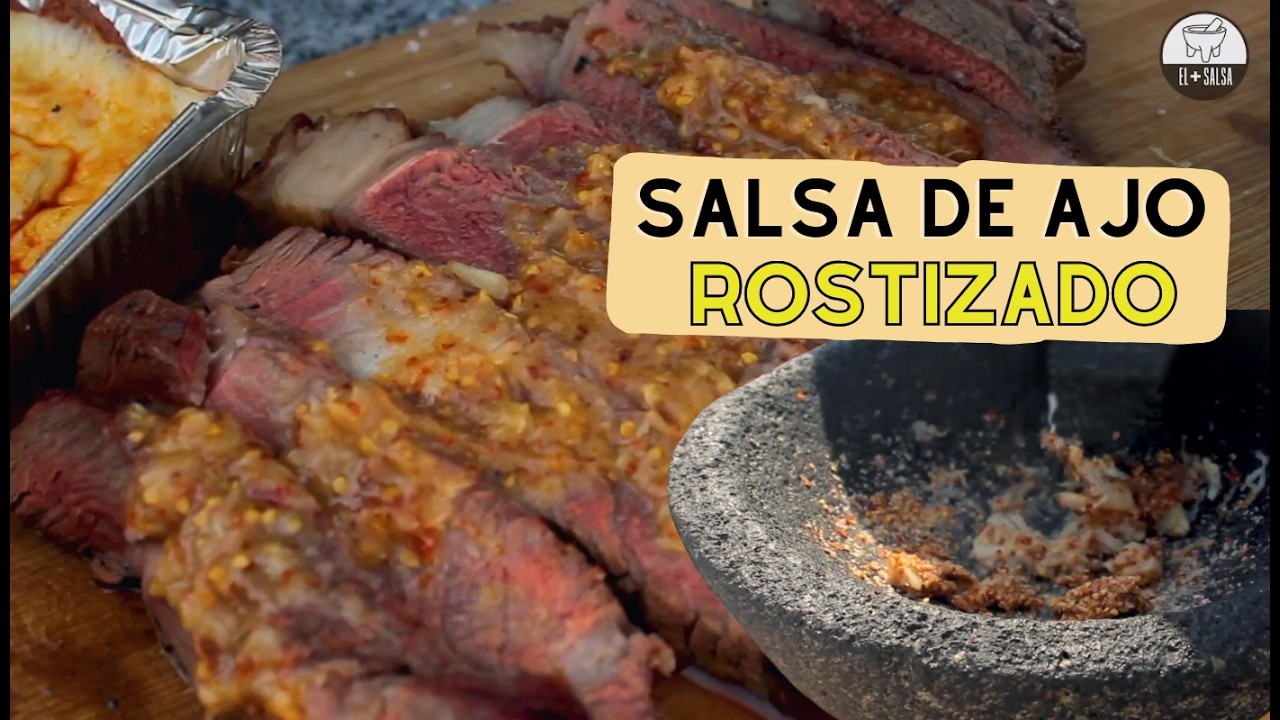 Salsa de Ajo Rostizado con Pikin Seco I El Mas Salsa