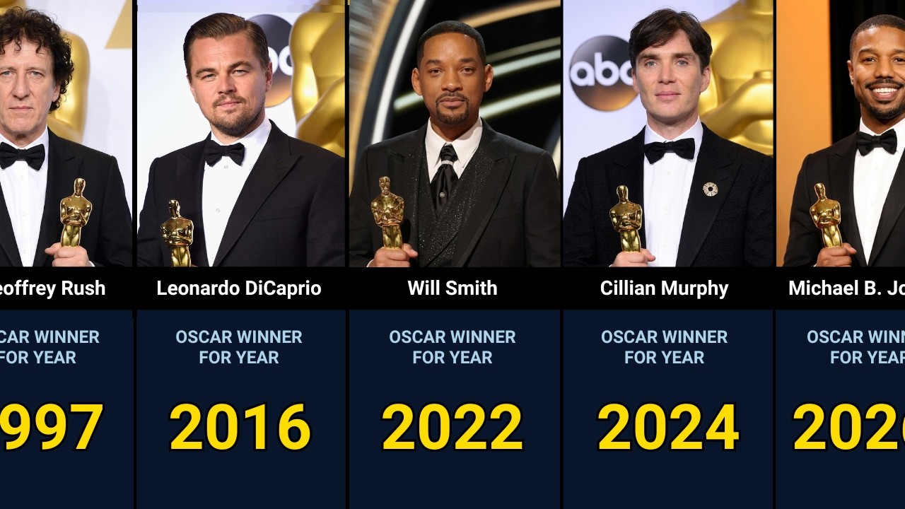 Every Oscar Best Actor in Academy Award History (1990&ndash;2026)