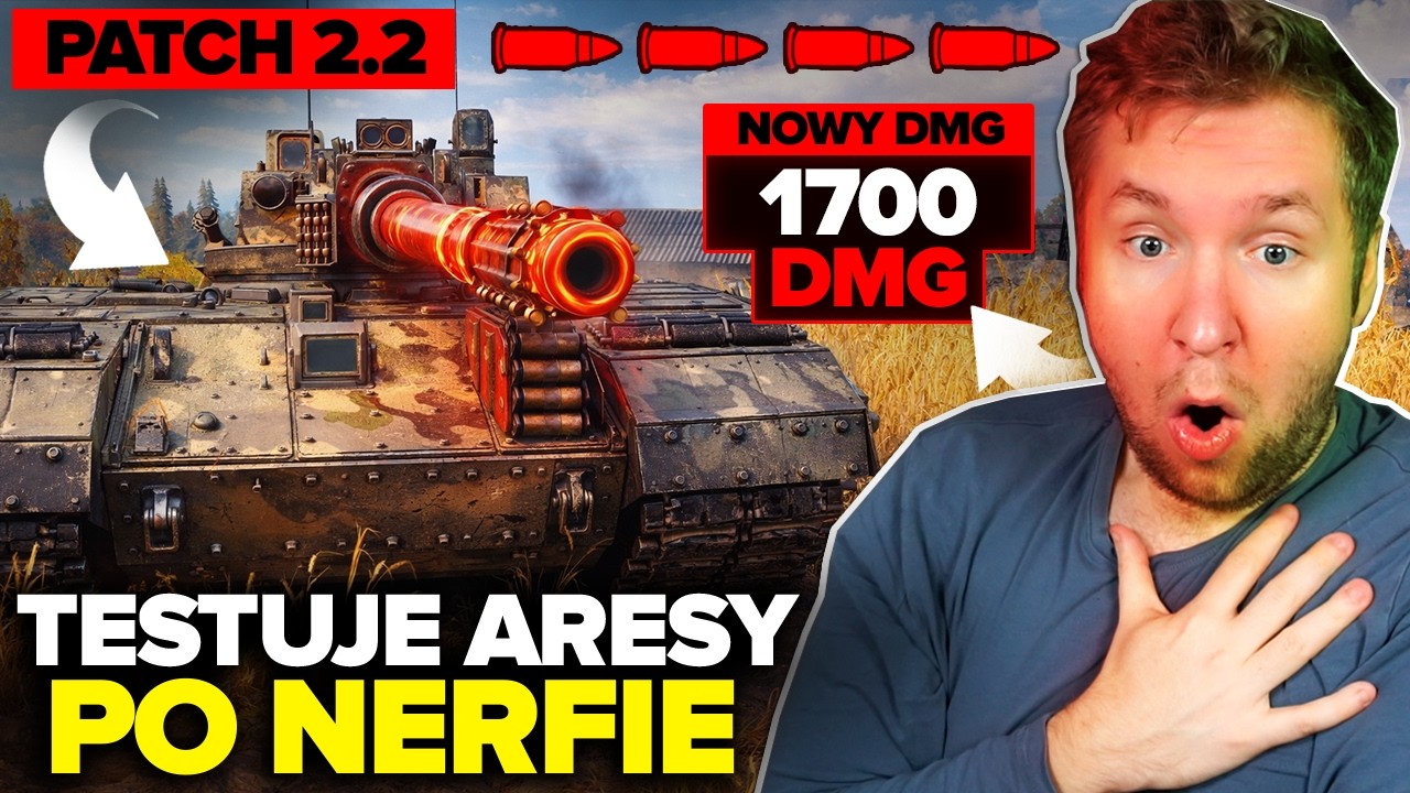 TESTUJE ARESY PO NERFIE - NIE MUSISZ ICH SPRZEDAWAĆ! | NOWY CZOŁG do PACZEK?!