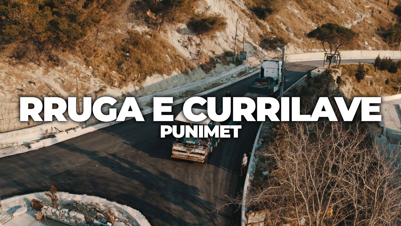 RRUGA E CURRILAVE, KA NISUR ASFALTIMI I SAJ | 5K DRONE VIDEO, DURRES 2023