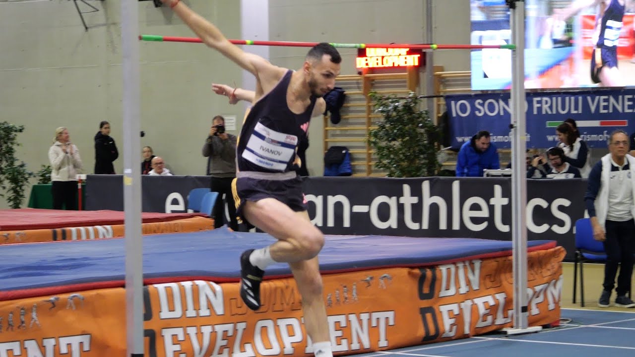 Tihomir Ivanov (BUL) High Jump Men 225 cm 1st Place Udin Jump 2025