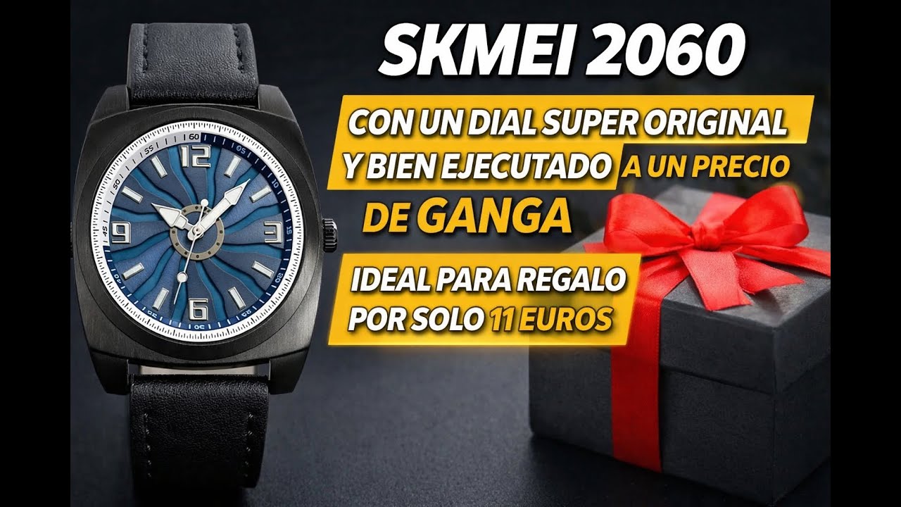 SKMEI 2060 DISEÑO ORIGINAL POR 11 EUROS IDEAL PARA UN REGALO
