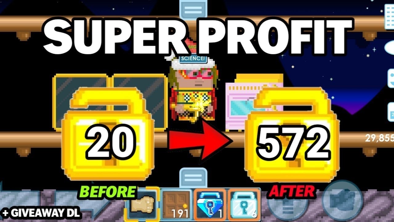 SUPER PROFIT! Super LAZY PROFIT method in 2026 RICH 🤑 | Growtopia Profit 2026 | Growtopia