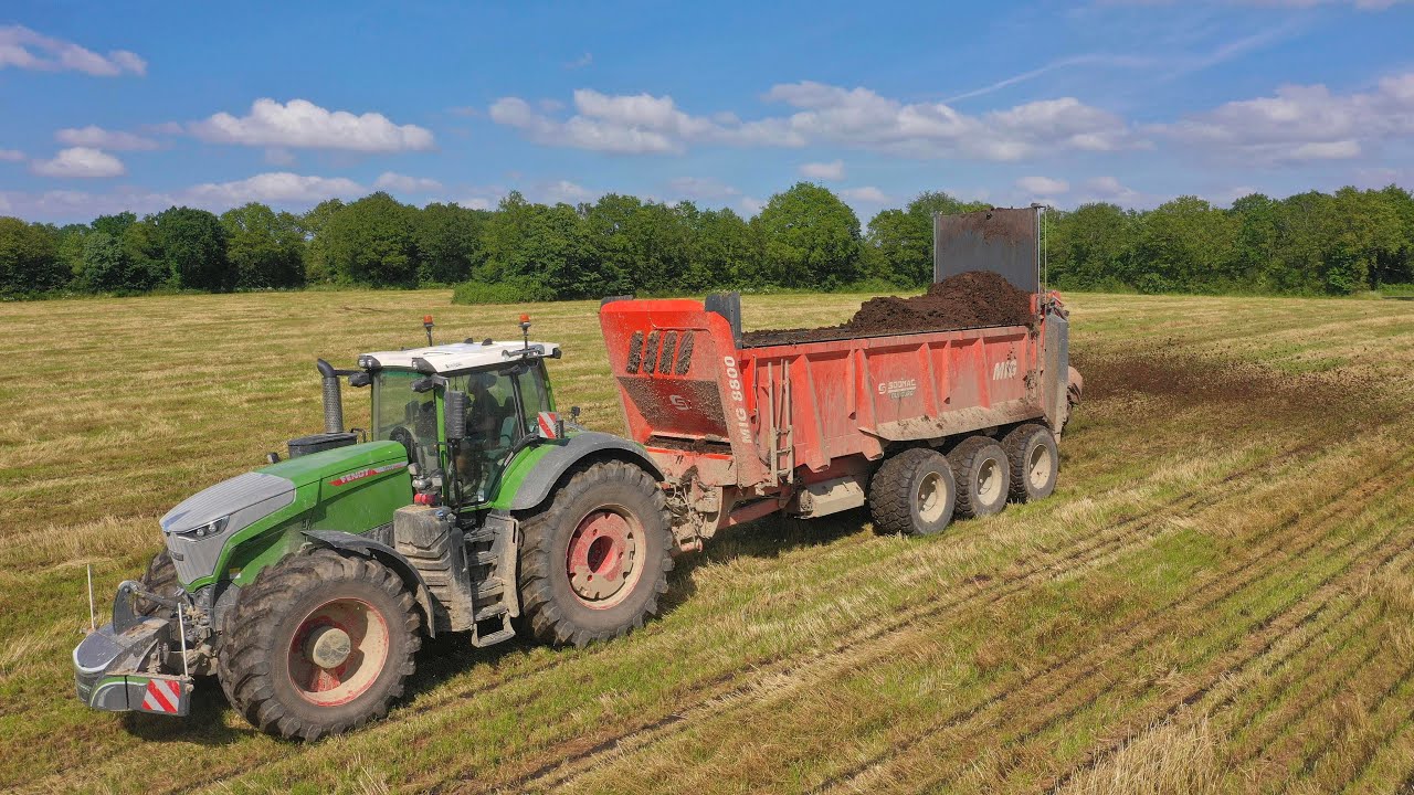 Épandage de digestat XXL / FENDT ONE 1050 / SODIMAC MIC 8800