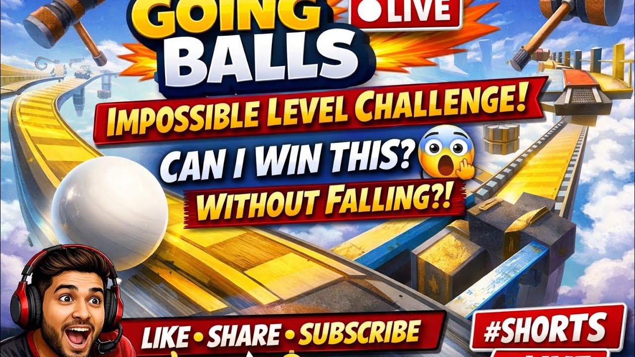 GOING BALLS 🔴 EPIC LIVE 🔥 Impossible Levels Challenge | Can I Win This? 😱