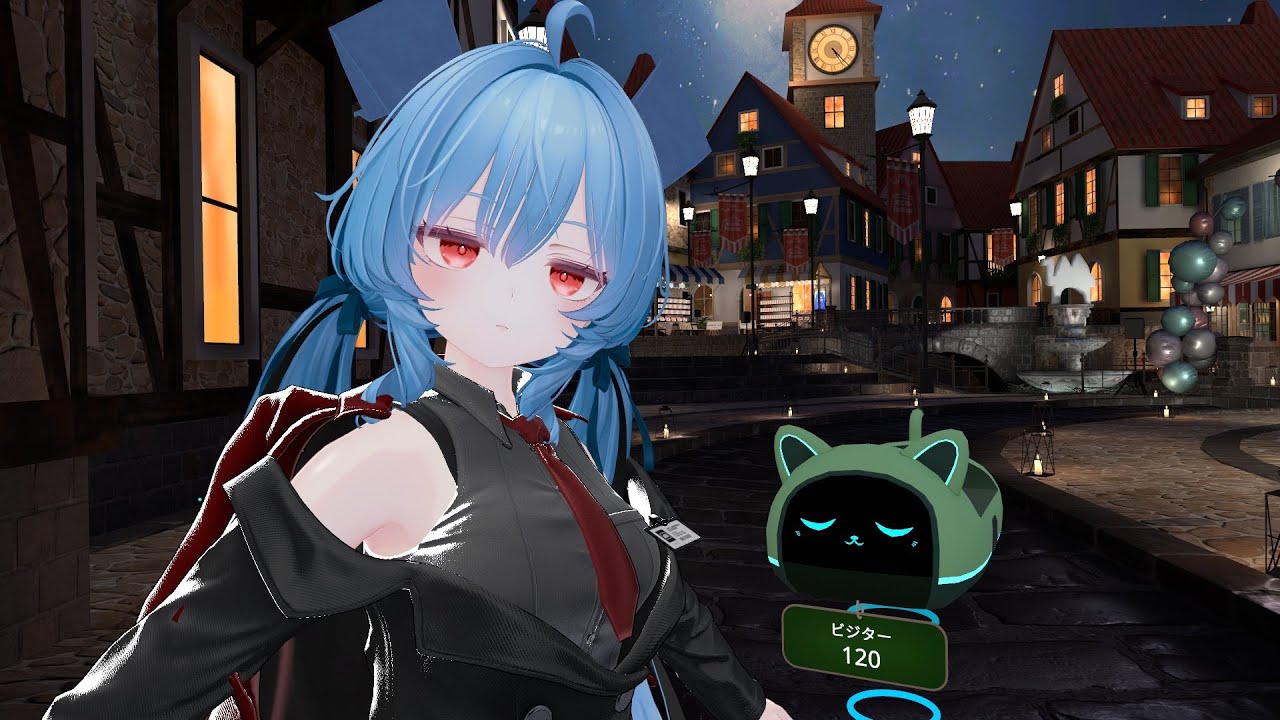 VRChatでボイチェン雑談しながら散歩しつつ自撮りしてから運動