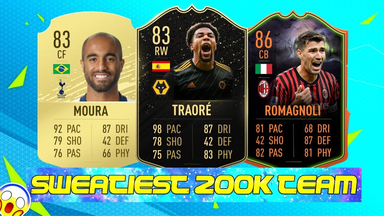 OVERPOWERED 200K TEAM FIFA 20 w/ SIF ADAMA TRAORE! | FIFA 20 200K SQUAD BUILDER!