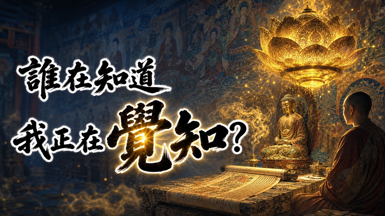 誰在知道「我正在覺知」？《楞嚴經》一聲「咄」，點破最隱蔽的我！#佛教故事 #佛法 #修行 #開悟