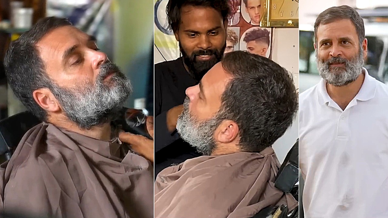 Rahul Gandhi Got A Haircut at Local Barber Shop | Congress Party | News Buzz