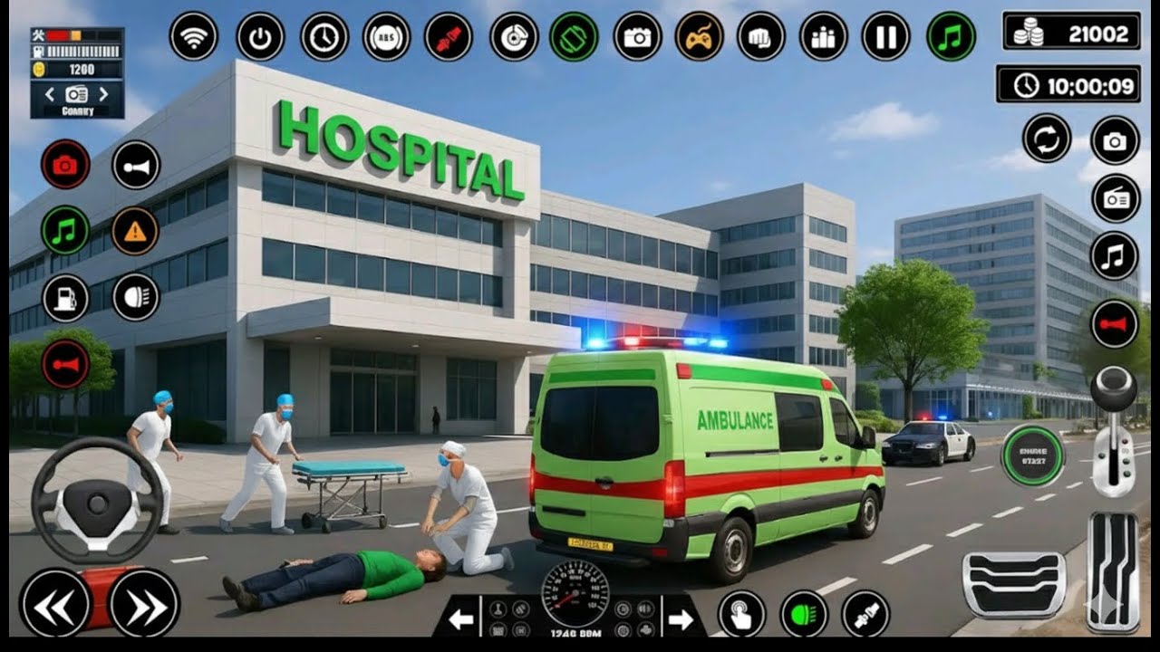 US 911 Emergency Ambulance Driving Simulator 🚨 | City Rescue Gameplay 2026 (Android)