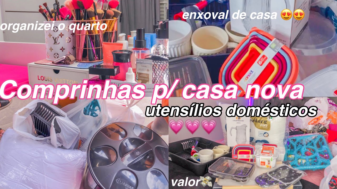 VOU MORAR SOZINHA AOS 20 ANOS? | Comprinhas pra casa nova 💗
