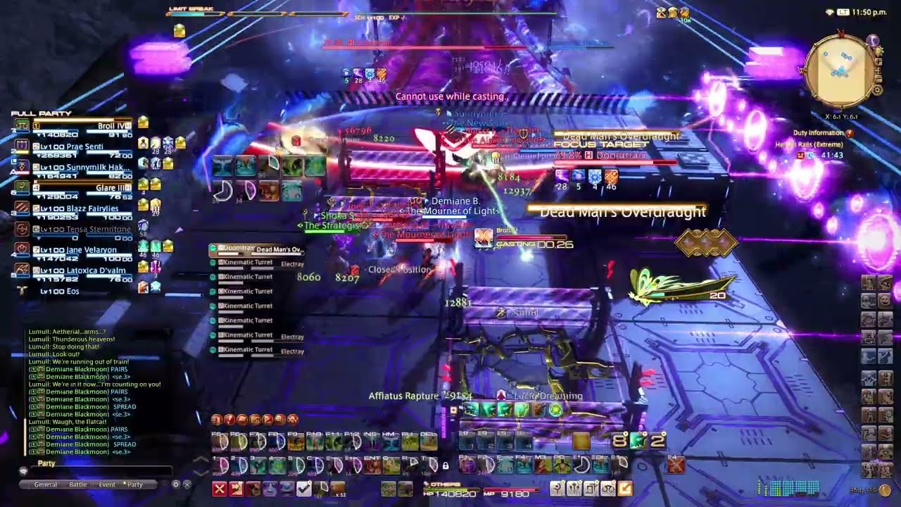 FFXIV - Hell on Rails - Doomtrain Extreme - AR cheese - SCH POV