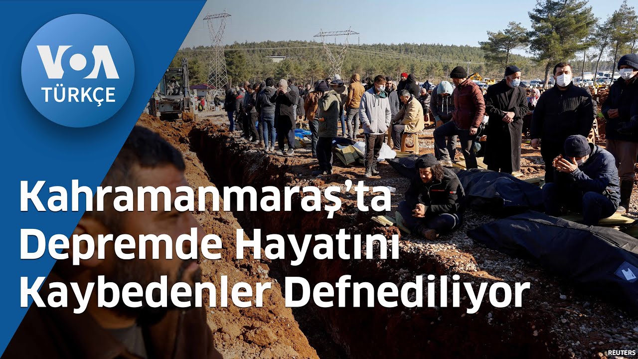 Kahramanmaraş’ta Depremde Hayatını Kaybedenler Defnediliyor| VOA Türkçe