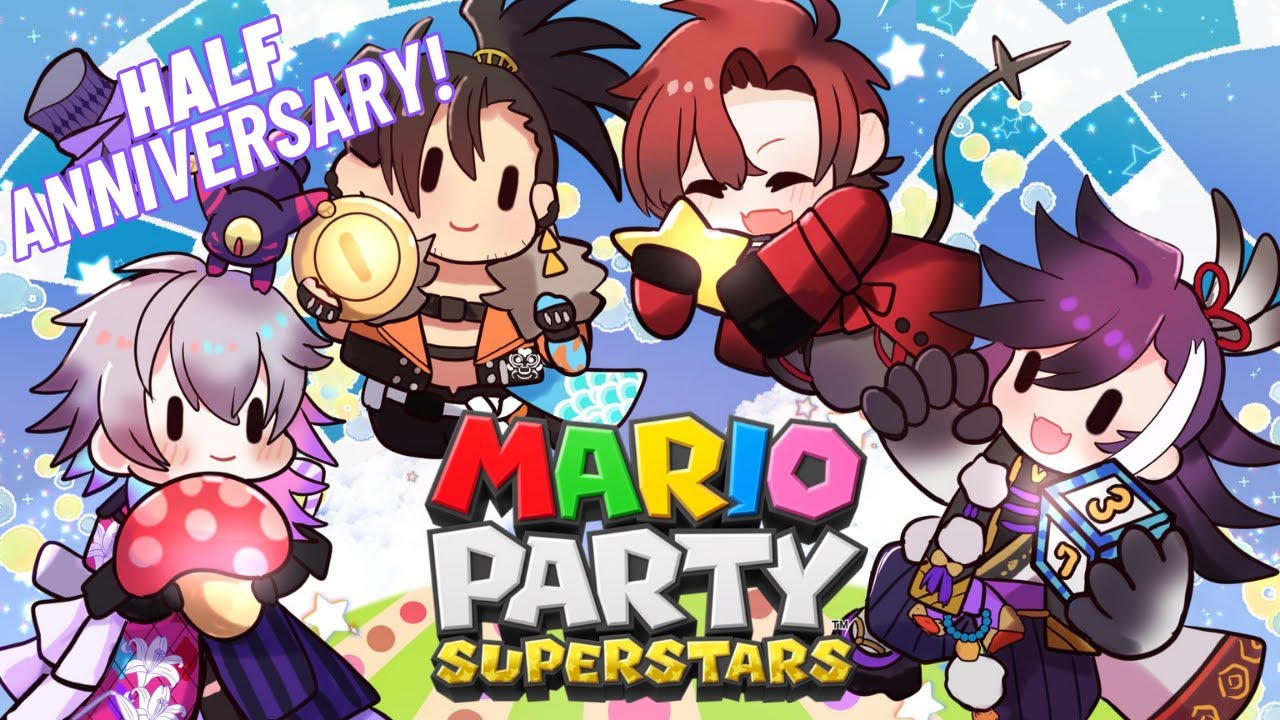 【Mario Party Superstars】6 MONTHS OF PARTY!!! w/ @GavisBettel @MachinaXFlayon @JosuijiShinri !!!