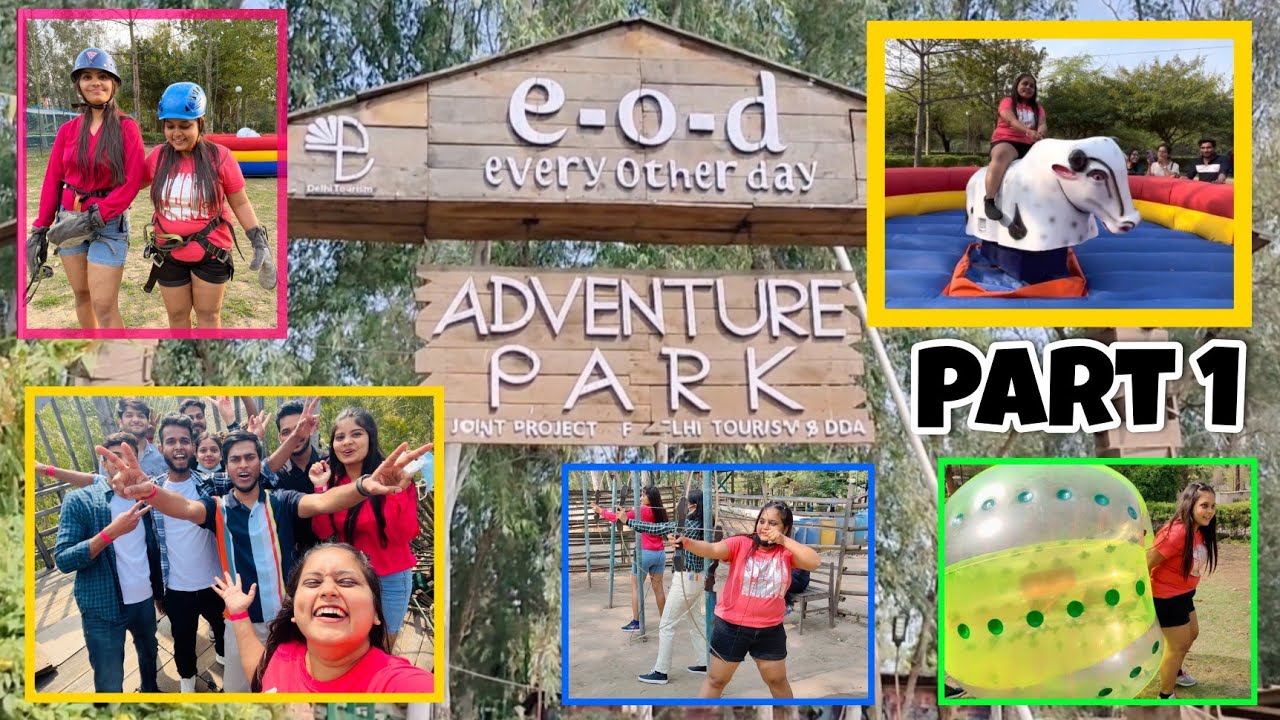 Best adventure park near Noida | Full day for Rs. 300 | Friends | Nidhi Giri