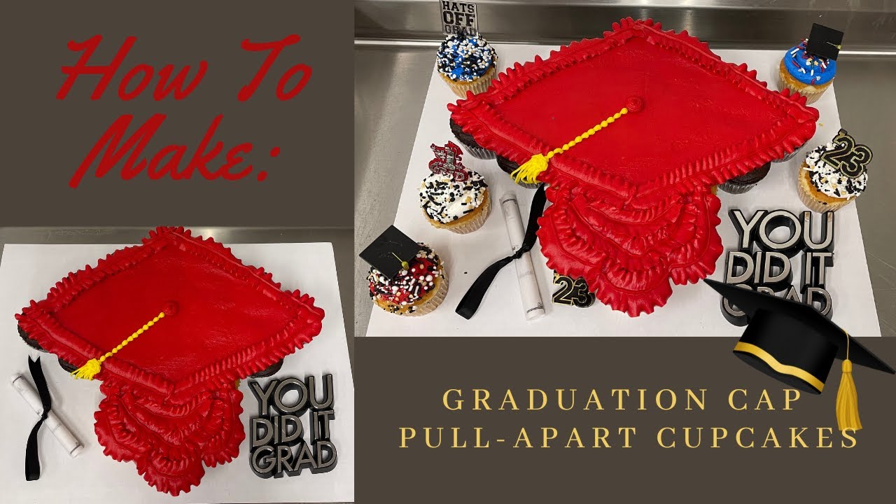 How To Make: Graduation Cap Pull-Apart Cupcakes