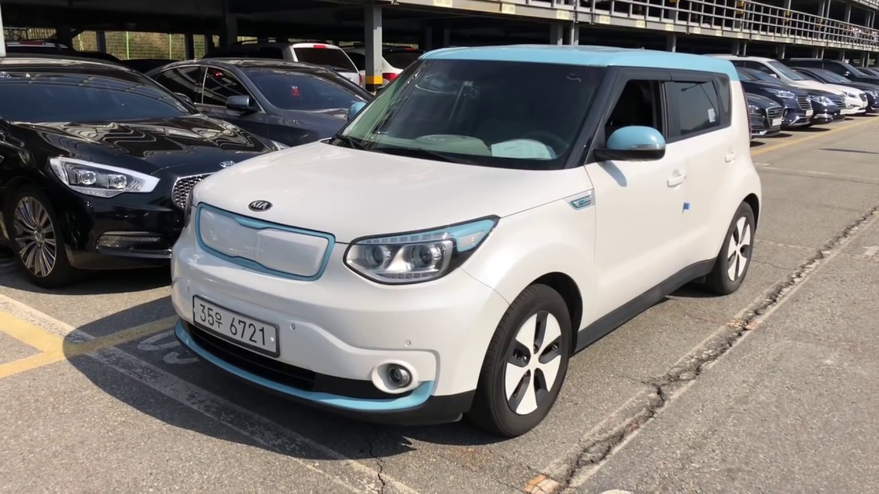 Kia Soul EV Electric Car -  SKOREACAR Пригон авто из Южной Кореи