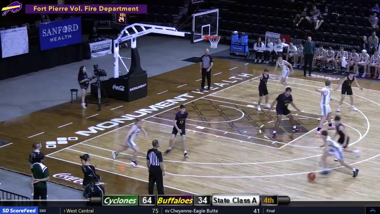 Clark / Willow Lake Cyclones Vs. Stanley Co. Buffaloes (Class A Opening Round)