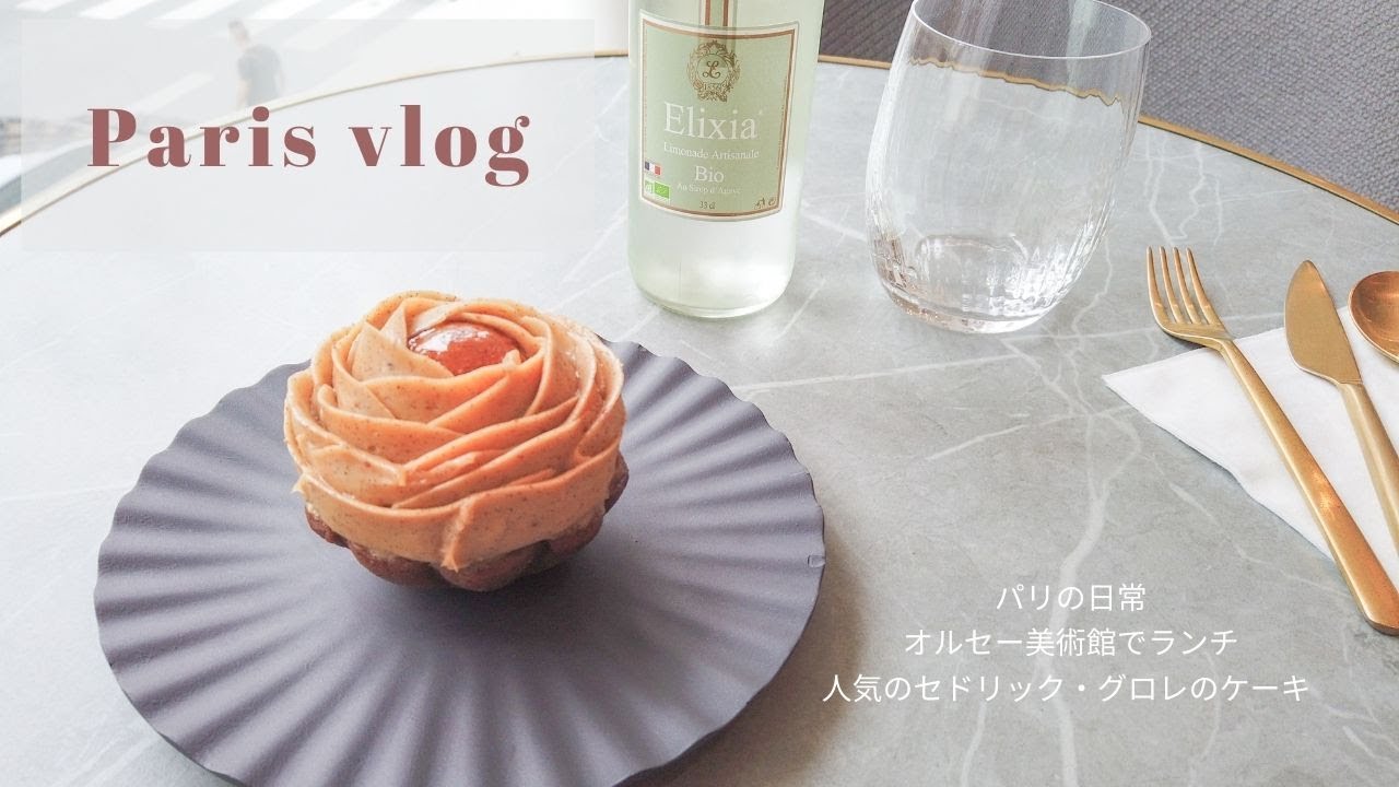 人気のセドリック・グロレのケーキ / オルセー美術館でランチ / 美容室 / フランス在住者の日常 パリvlog