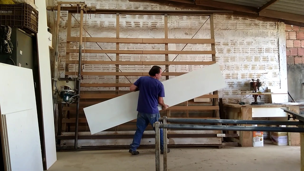 Cortando chapa de MDF