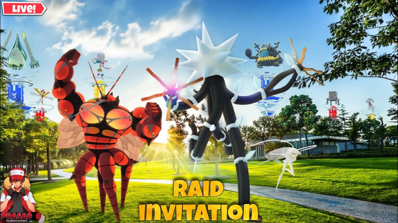 🔴Live Ultra Beasts & Darkrai Raid invite in #pokemongo | #raidinvite #live