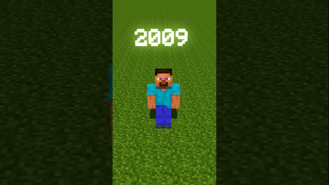 Minecraft 2009 - 2024 #shorts