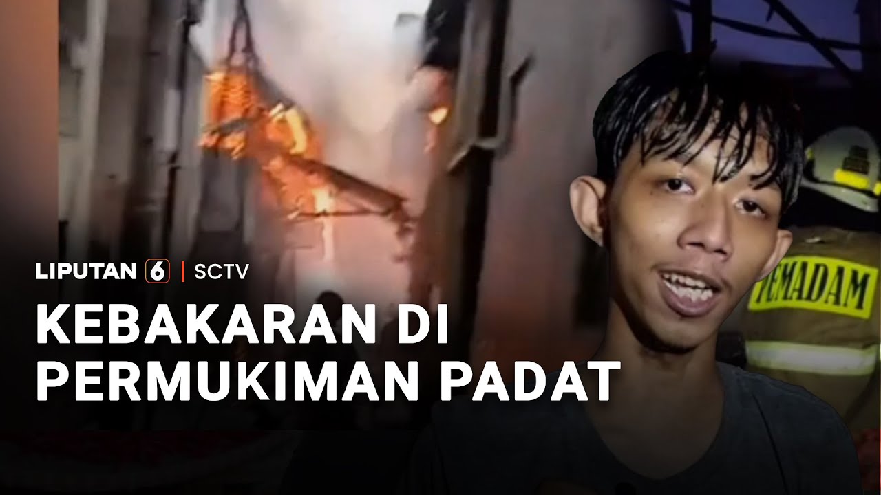 Detik-Detik Api Hanguskan Puluhan Kamar Kontrakan di Penjaringan | Liputan 6