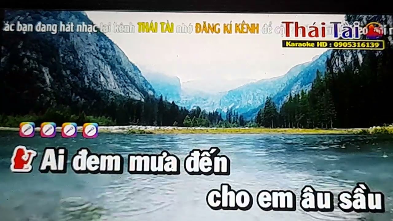 Kraoke mưa chiều sc thiếu giong nư