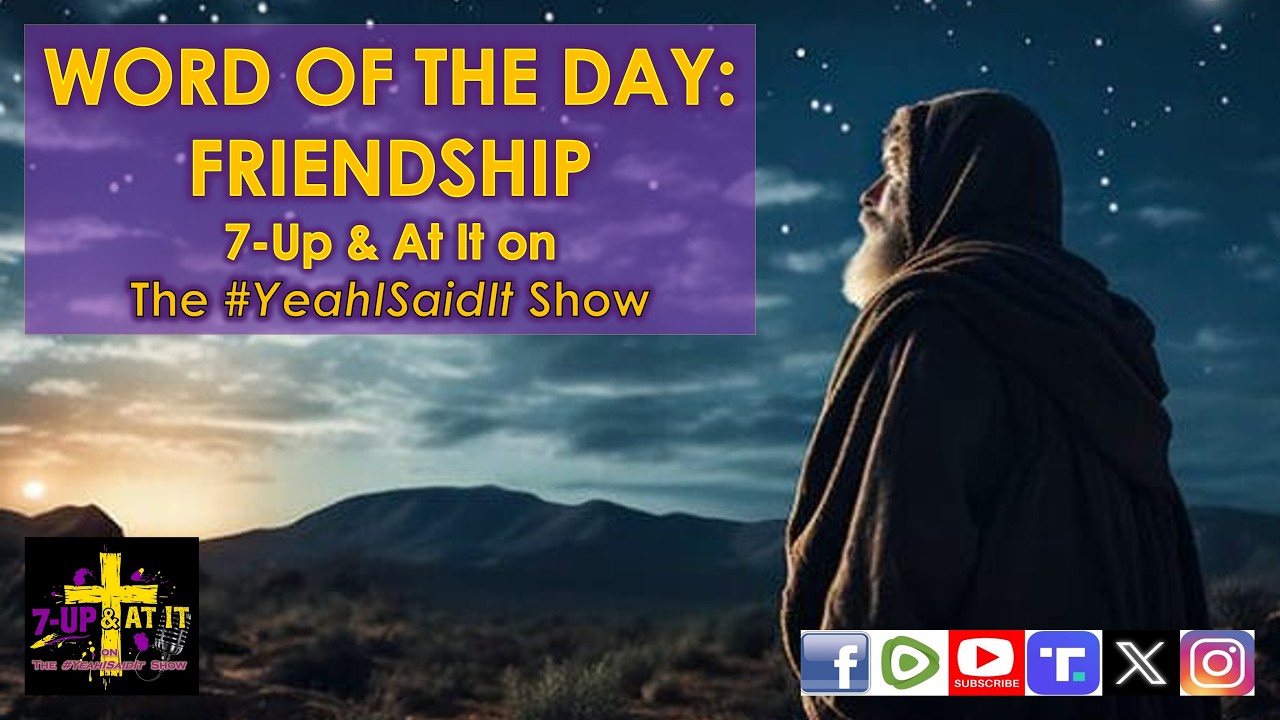 WORD OF THE DAY: JAMES 02:23 - FRIENDSHIP
