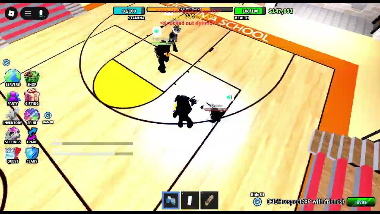 GRINDING FOR OMNI IN ROBLOX FIGHT IN A SCHOOL